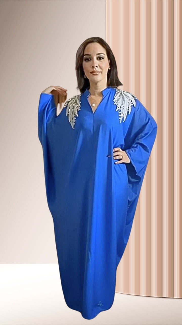 Robe bleu strass